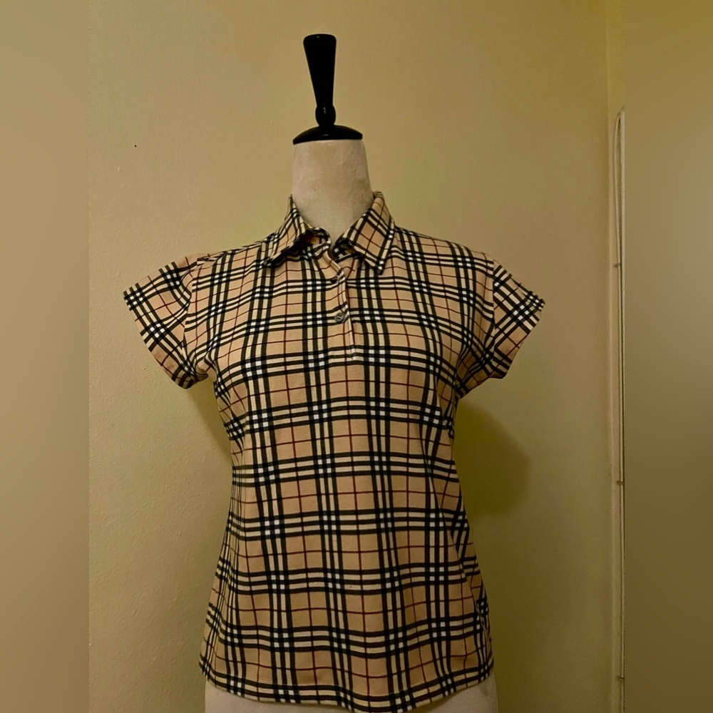 Burberry woman’s top, Short sleeve original used 4 times